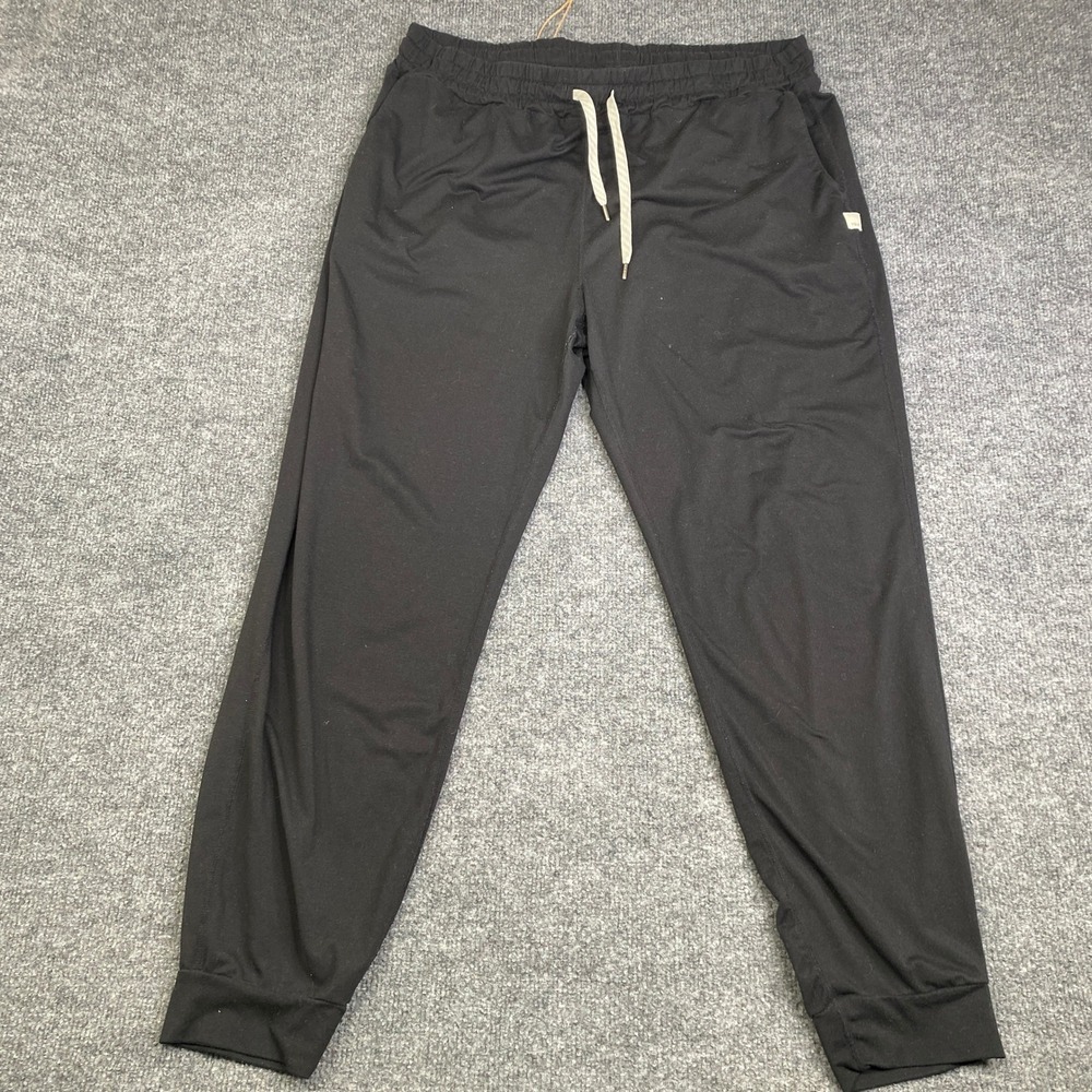 Vuori Sunday Performance Joggers Womens XL Black Athletic Sweatpants VW303